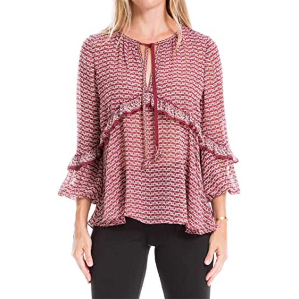 Maxstudio Bubble Sleeve Blouse Nwt Xs